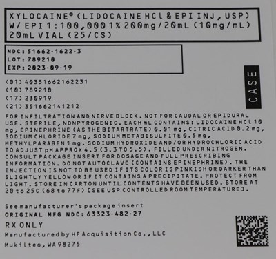 Case Label (51662 1622 3 Case Label)